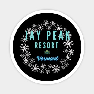 Jay Peak Resort Vermont, U.S.A  White snow. Gift Ideas For The Ski Enthusiast. Magnet